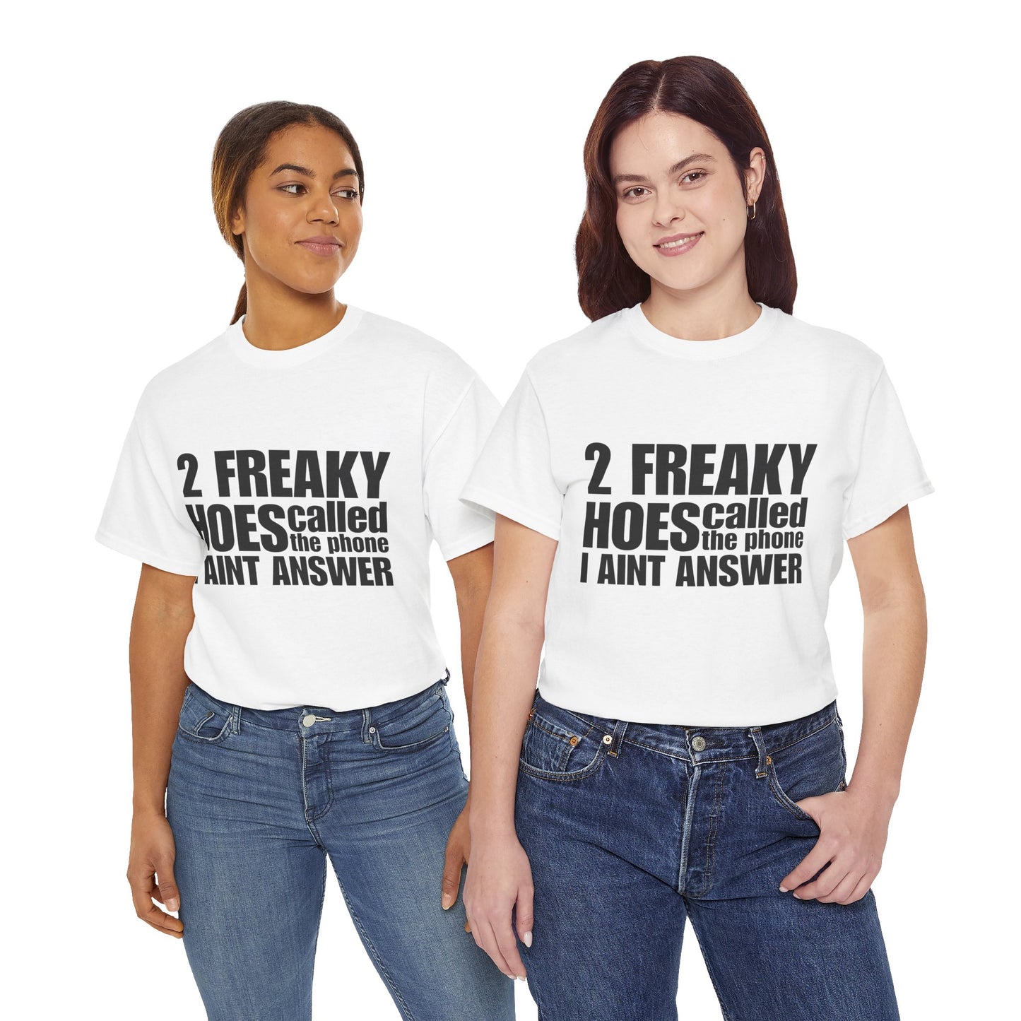 2 FREAKY Unisex Heavy Cotton Tee