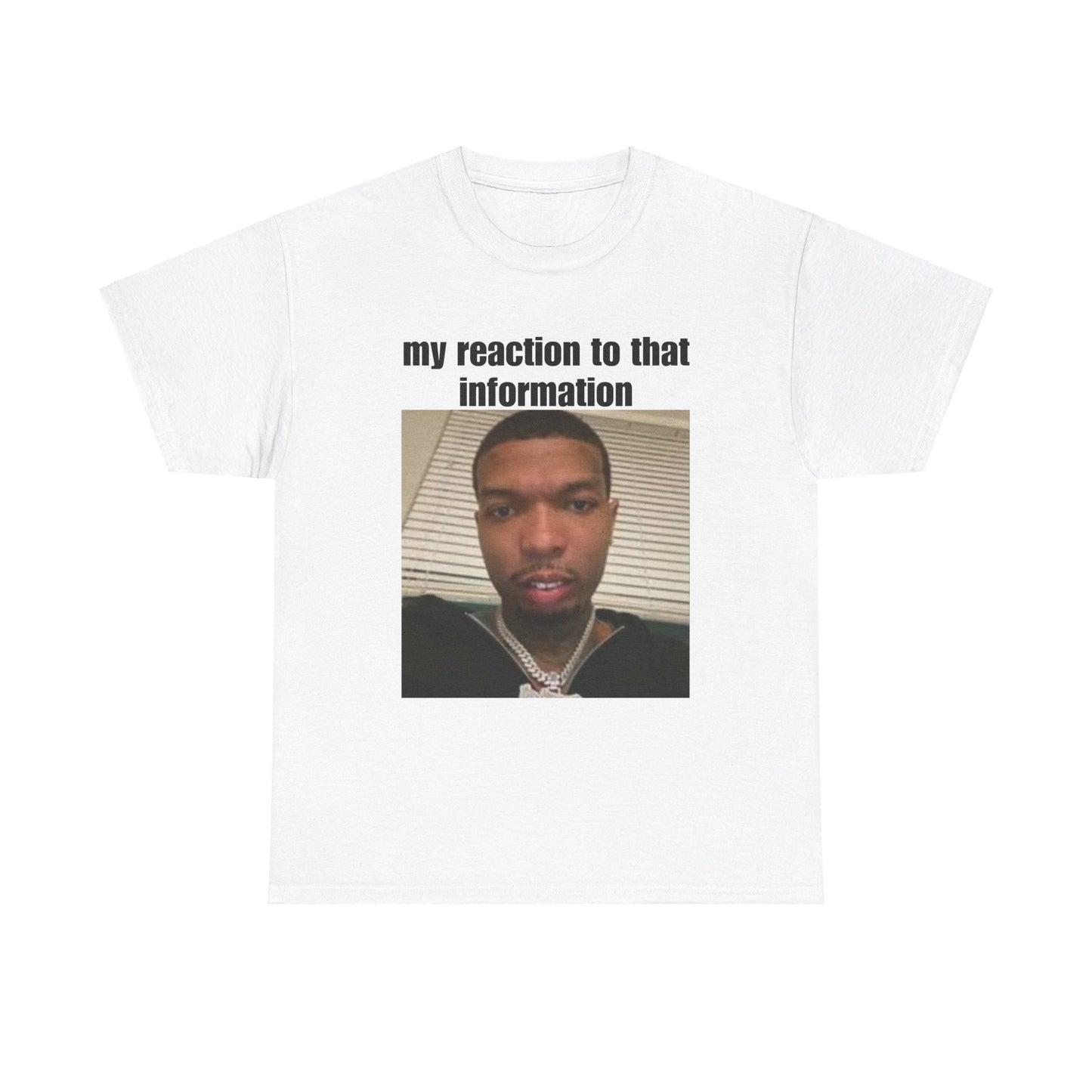 MY REACTION Unisex Heavy Cotton Tee