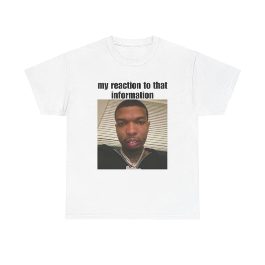 MY REACTION Unisex Heavy Cotton Tee